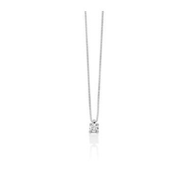 Collier punto luce con diamante