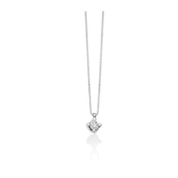 Collier punto luce con diamante